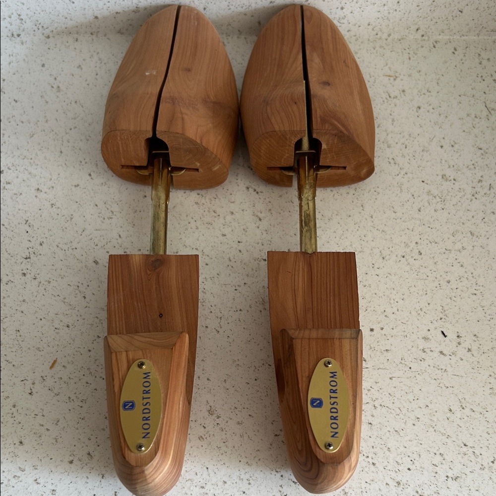 Nordstrom Cedar Shoe Shapers with Brass Accents